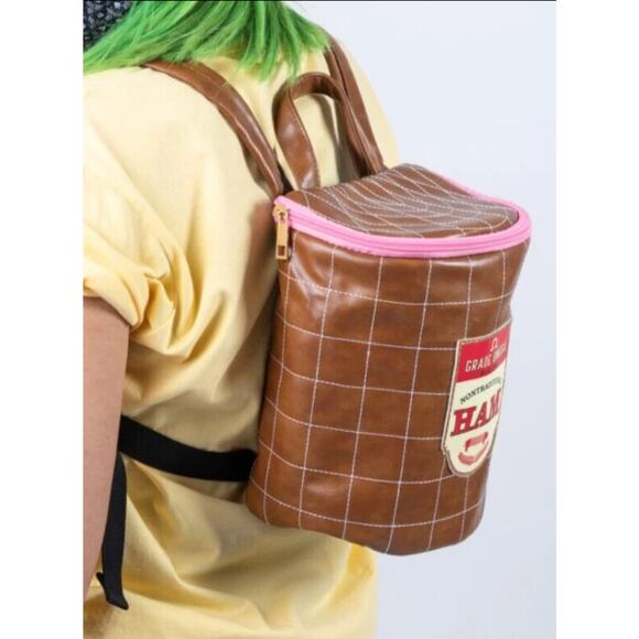 NWT New Meow Wolf Omega Mart Ham Backpack Artsy Bag Purse 3D Whimsy - Picture 2 of 11